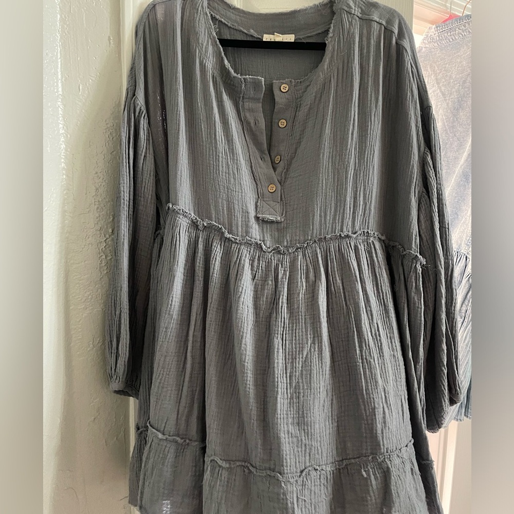 Periwinkle blue soft dress